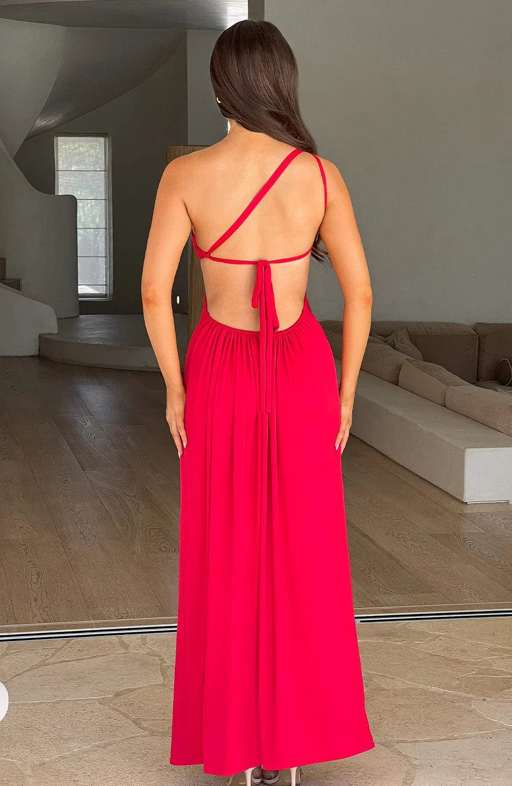 Madison - One Shoulder Maxi Dress Olivia The Label