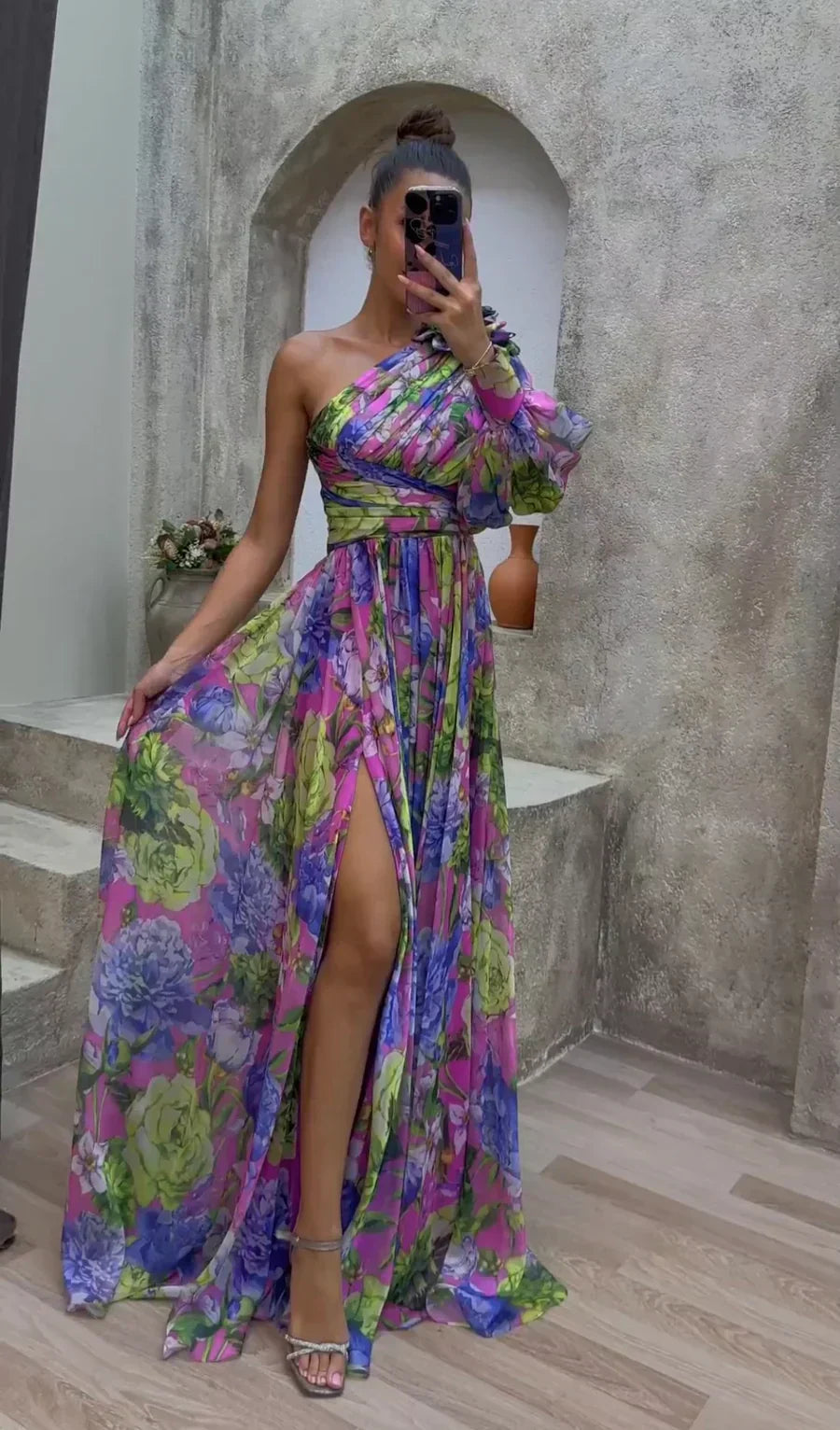 Abby - Stunning Flowing Gown Olivia The Label