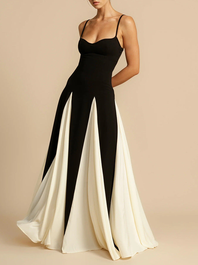 Lara - Sleeveless Maxi Dress Olivia The Label Black & White XS