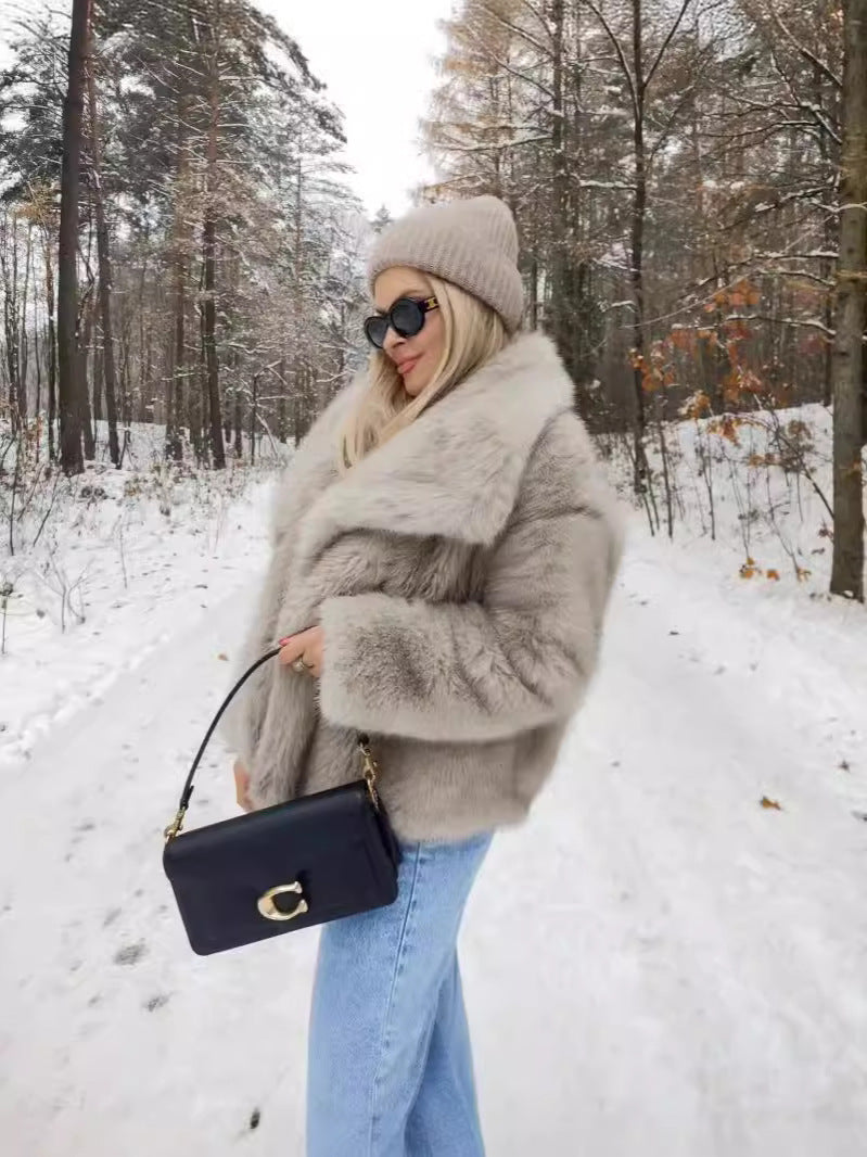 Lowanna - Faux Fur Coat Olivia The Label