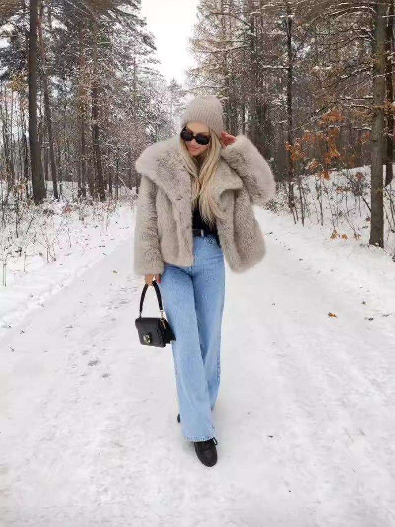 Lowanna - Faux Fur Coat Olivia The Label