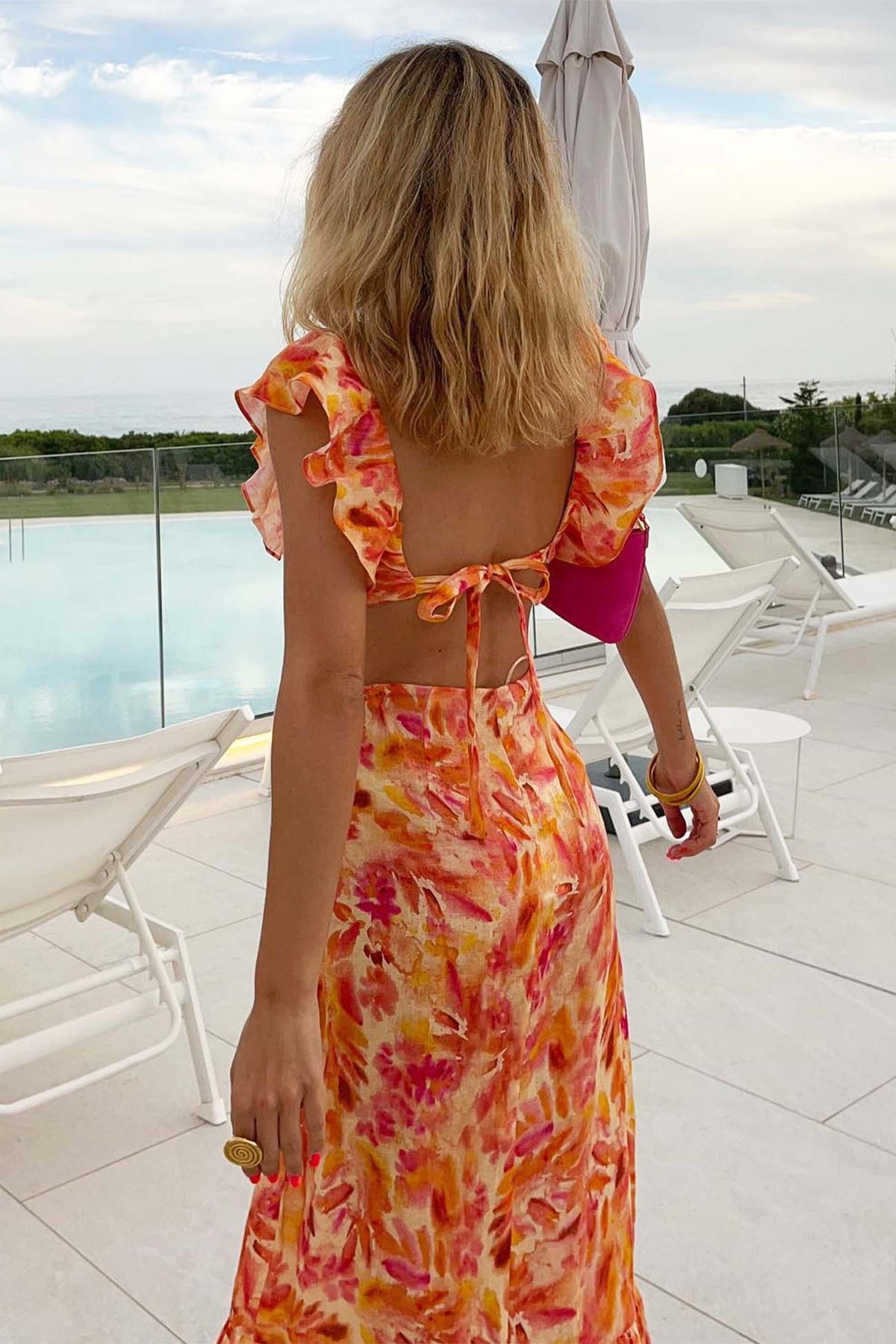 Tiarna - Ruffles Maxi Dress Olivia The Label