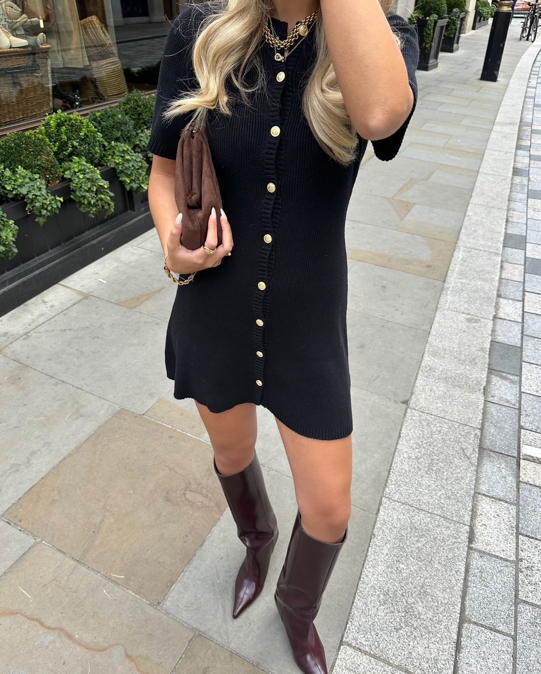 Zinnia - Knitted Mini Dress Olivia The Label