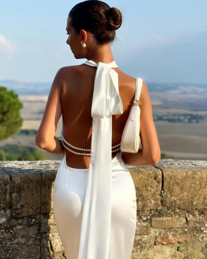 Mirrin - Pearl Maxi Dress Olivia The Label White XS