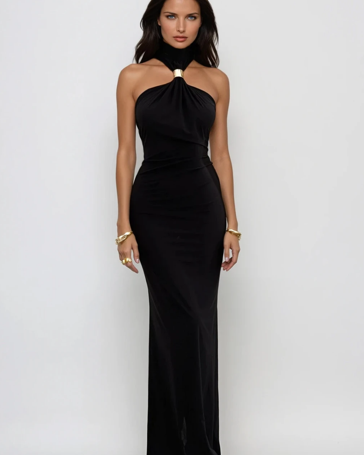 Lina Halter Maxi Dress Dresses Olivia The Label