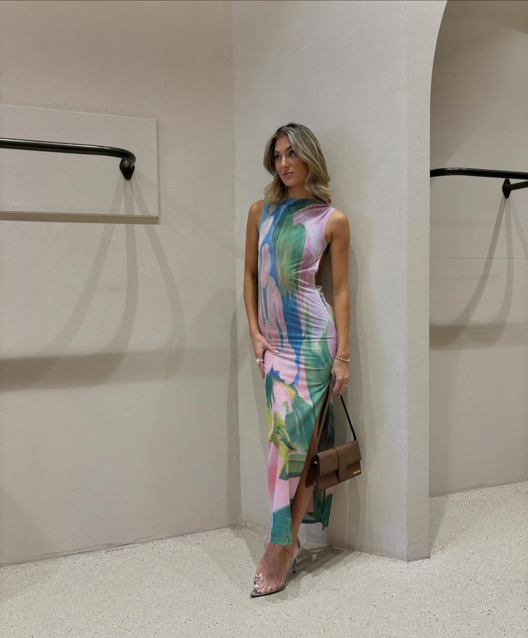 Ava - Pastel Maxi Dress Olivia The Label