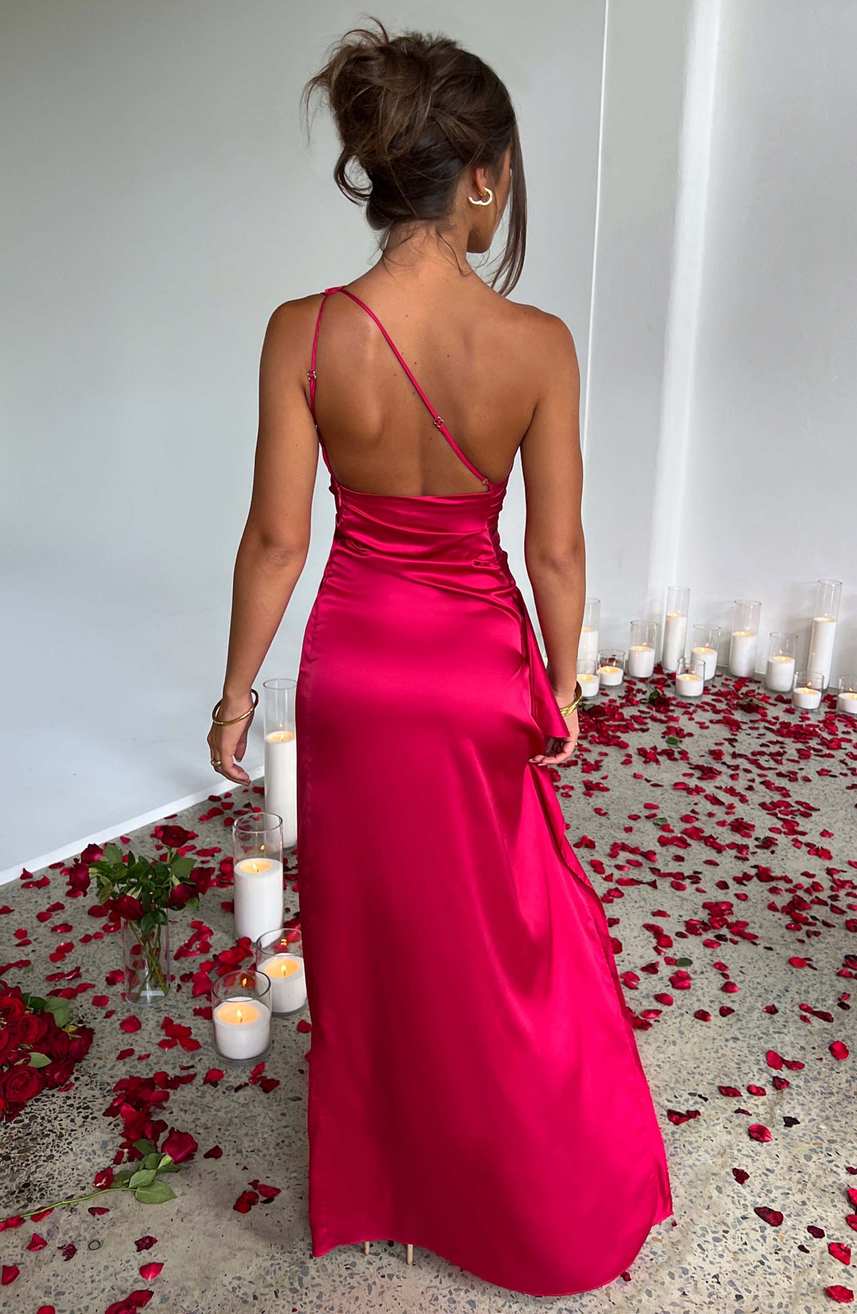 Georgia - One Shoulder Maxi Dress Olivia The Label
