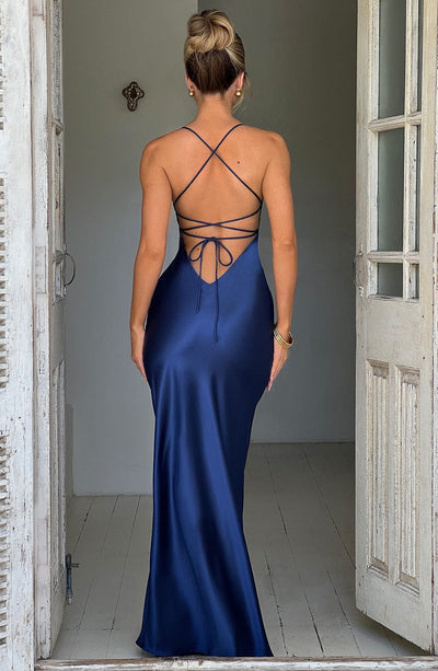 Eliza - Satin Maxi Dress Olivia The Label