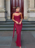 Rosie - Strapless Bodycon Maxi Dress Olivia The Label