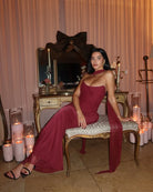 Rosie - Strapless Bodycon Maxi Dress Olivia The Label