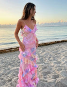 Cassidy - Charming Ruffle Maxi Dress Olivia The Label