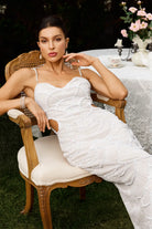 Seren - Pearl Sequin Midi Dress Olivia The Label
