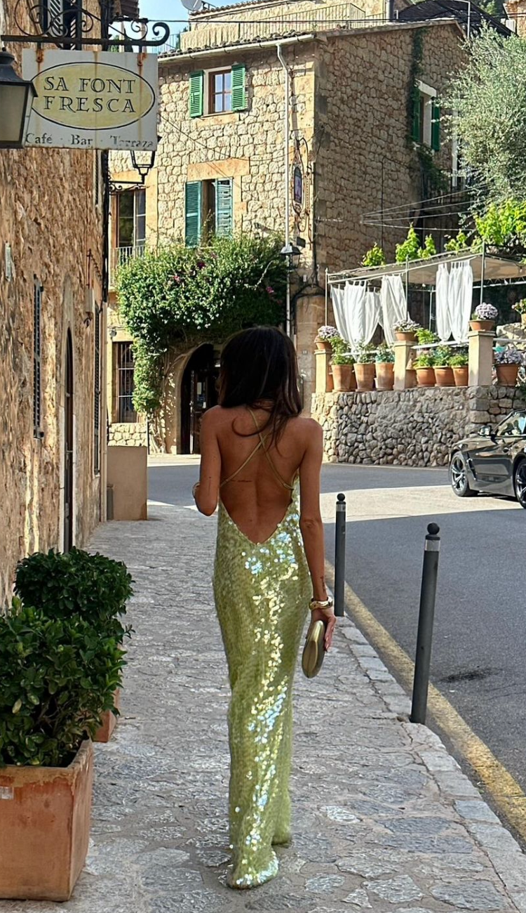 Claire - Stunning Sequin Maxi Dress Olivia The Label