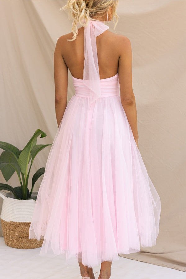 Sadie - Fancy Tulle Midi Dress Olivia The Label