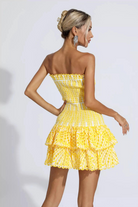 Anya - Ruffle Mini Dress Olivia The Label