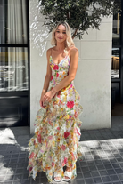 Saskia - Ruffle Maxi Dress Olivia The Label