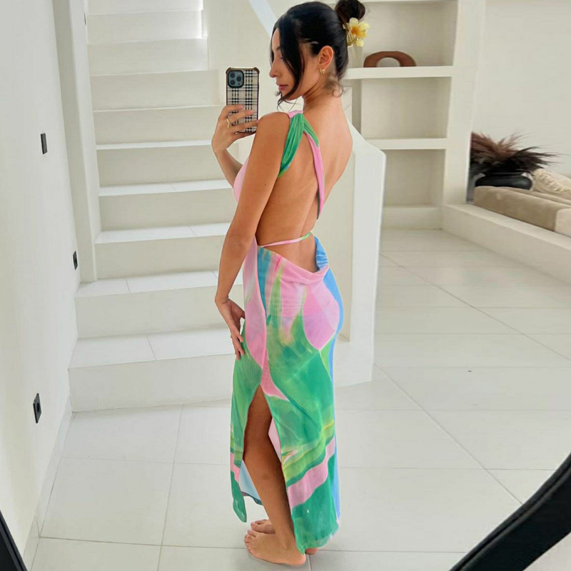 Ava - Pastel Maxi Dress Olivia The Label