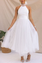 Sadie - Fancy Tulle Midi Dress Olivia The Label