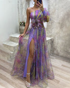 Ayla - Elegant Split Midi Dress Olivia The Label