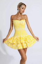 Anya - Ruffle Mini Dress Olivia The Label