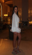 Leilani - Lantern Sleeve Mini Dress Olivia The Label