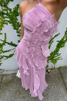 Aria - Charming Ruffle Midi Dress Olivia The Label