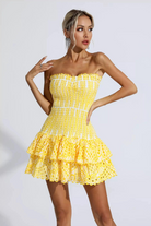 Anya - Ruffle Mini Dress Olivia The Label