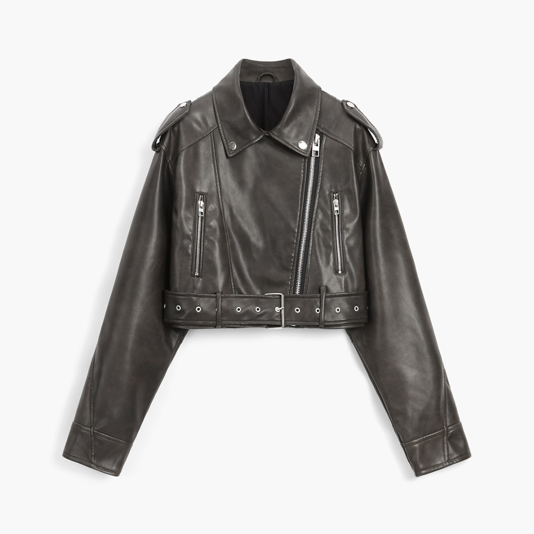 Amiah Jacket PU Leather Jackets Olivia The Label