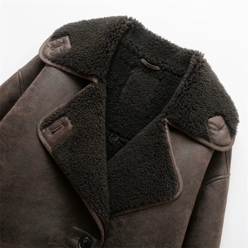 Eden Faux Leather Jacket Olivia The Label