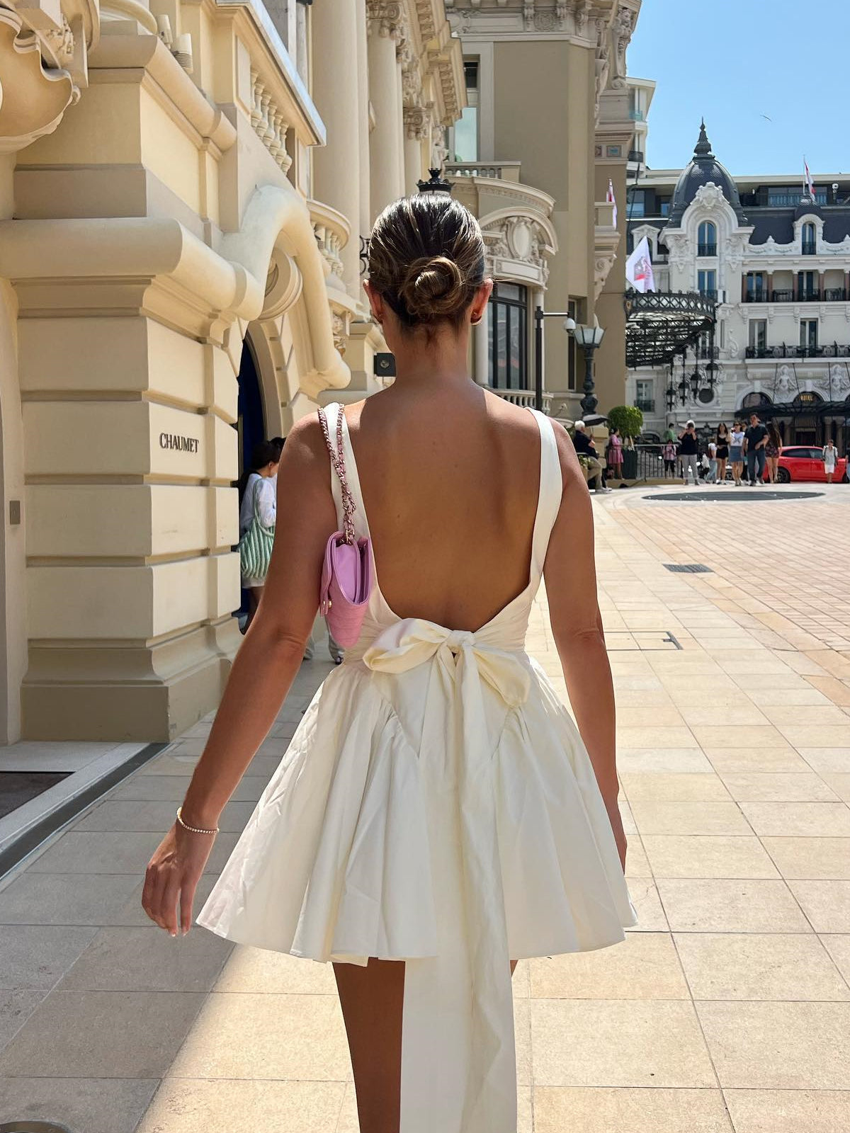 Taliah Open Back Mini Dress Olivia The Label