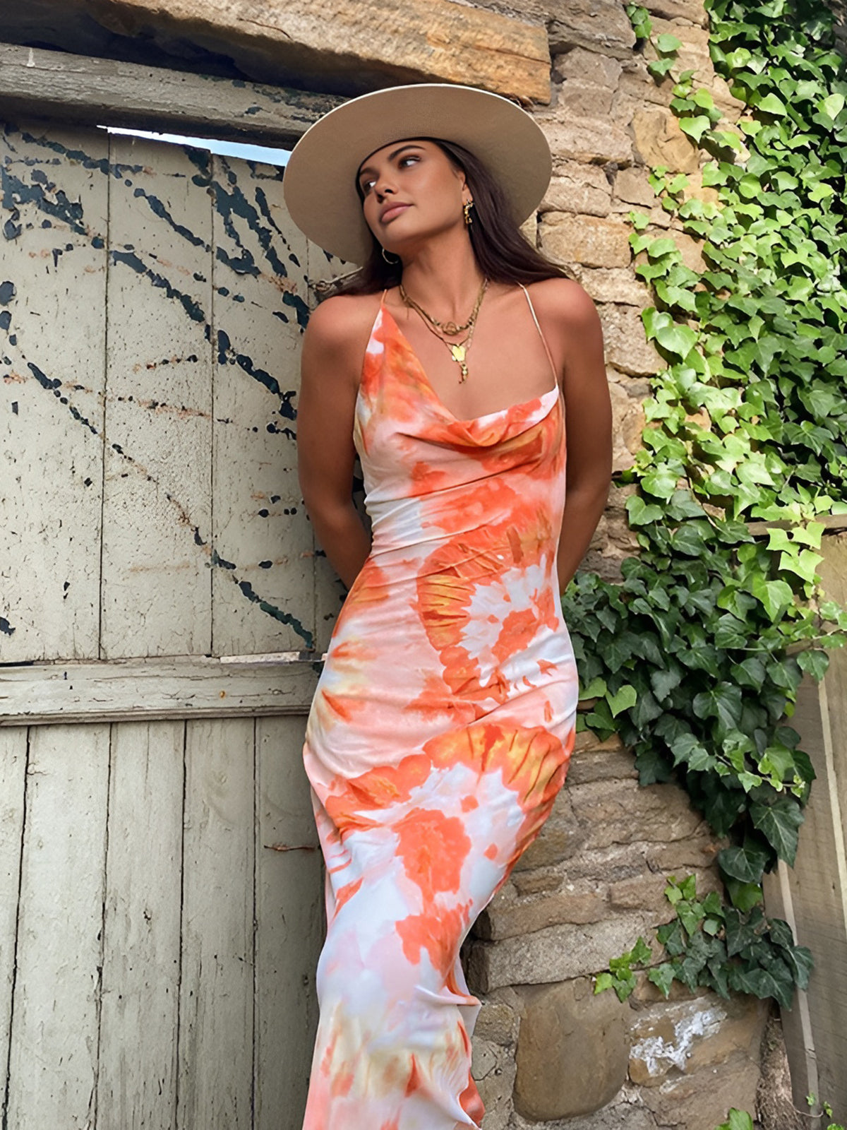 Isolde - Tropical Floral Maxi Dress Olivia The Label