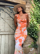 Isolde - Tropical Floral Maxi Dress Olivia The Label