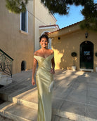 Annabelle - Satin Backless Maxi Dress Olivia The Label