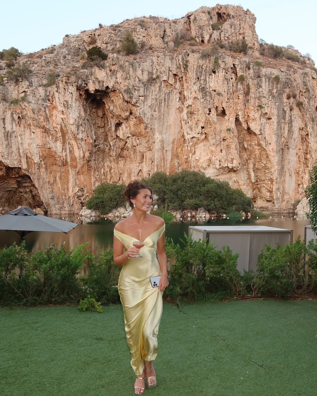 Annabelle - Satin Backless Maxi Dress Olivia The Label