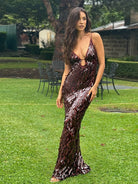 Clara - Sequin Maxi Long Dress Olivia The Label