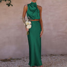 Hope - Elegant Satin Set Olivia The Label Green XS