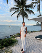 Mika - Round Neck Knitted Maxi Dress Olivia The Label
