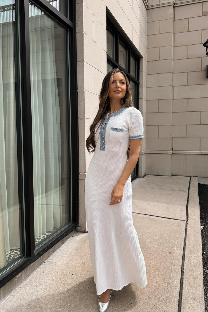 Kenzie - Buttoned Maxi Dress Olivia The Label