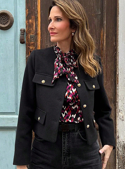 Megan - Vintage Cropped Jacket Olivia The Label