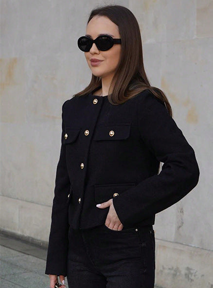 Megan - Vintage Cropped Jacket Olivia The Label