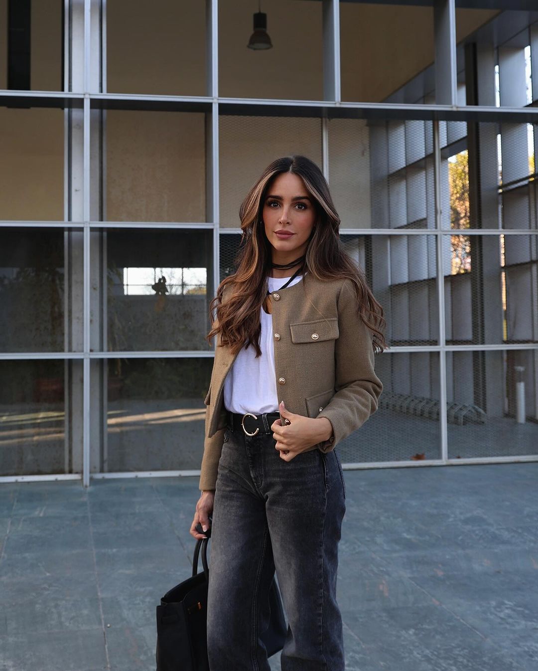 Megan - Vintage Cropped Jacket Olivia The Label