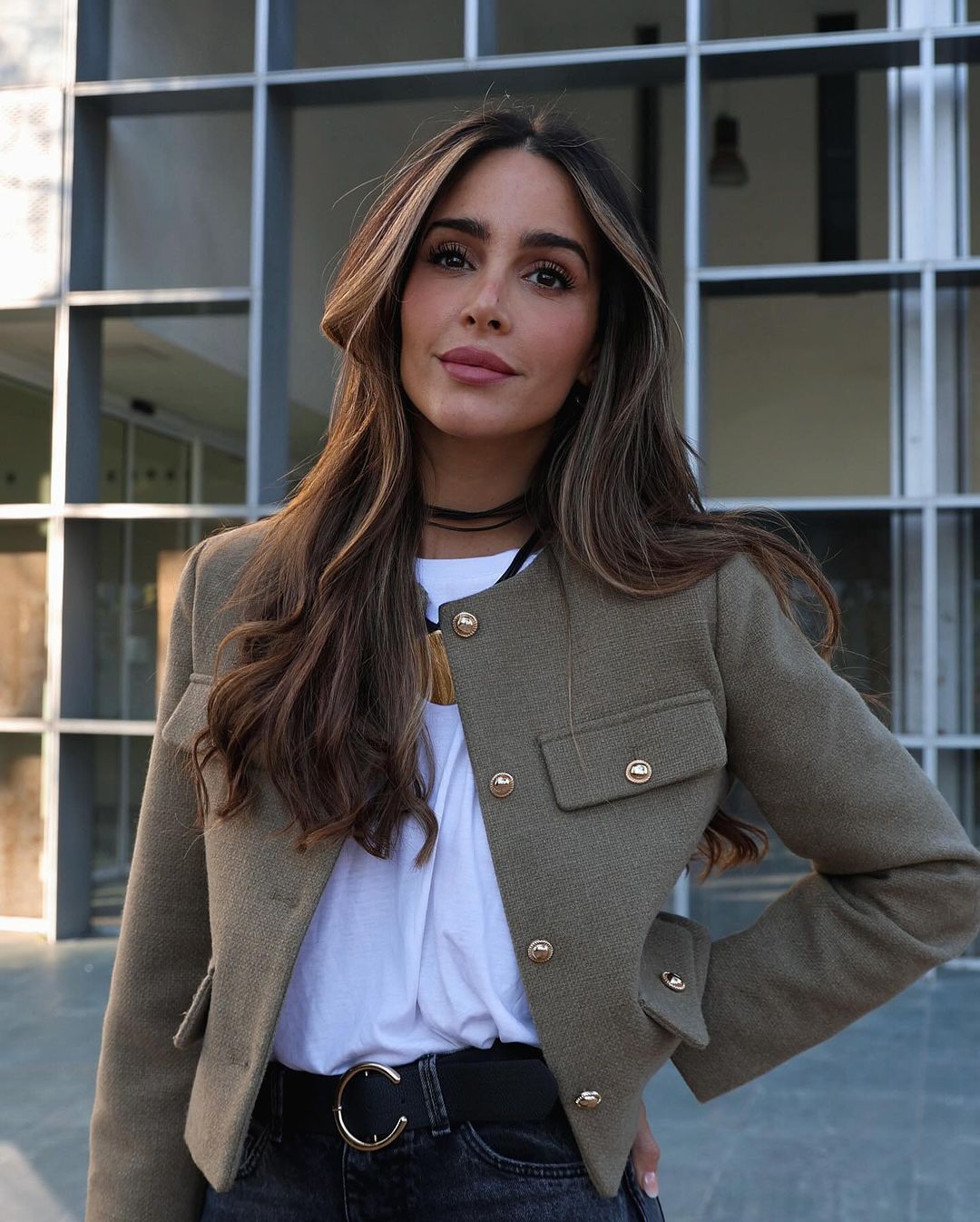 Megan - Vintage Cropped Jacket Olivia The Label