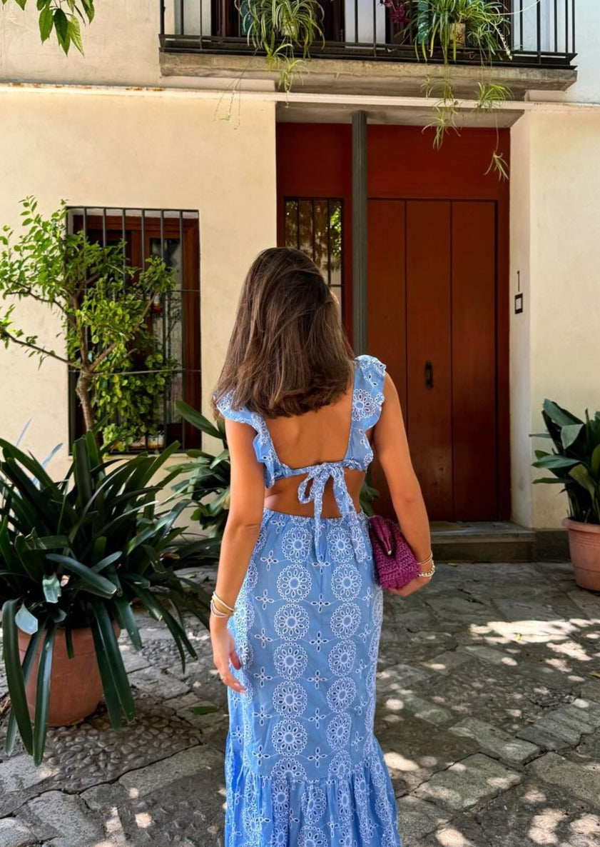Lennox - Ruffled Maxi Dress Olivia The Label