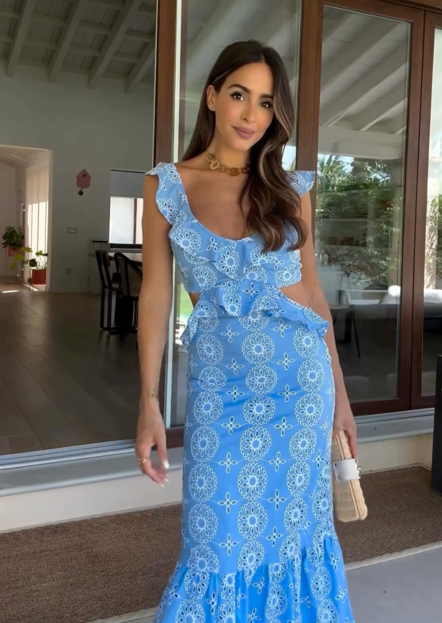 Lennox - Ruffled Maxi Dress Olivia The Label