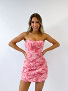 Adelaide - Floral Mini Dress Olivia The Label