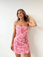 Adelaide - Floral Mini Dress Olivia The Label