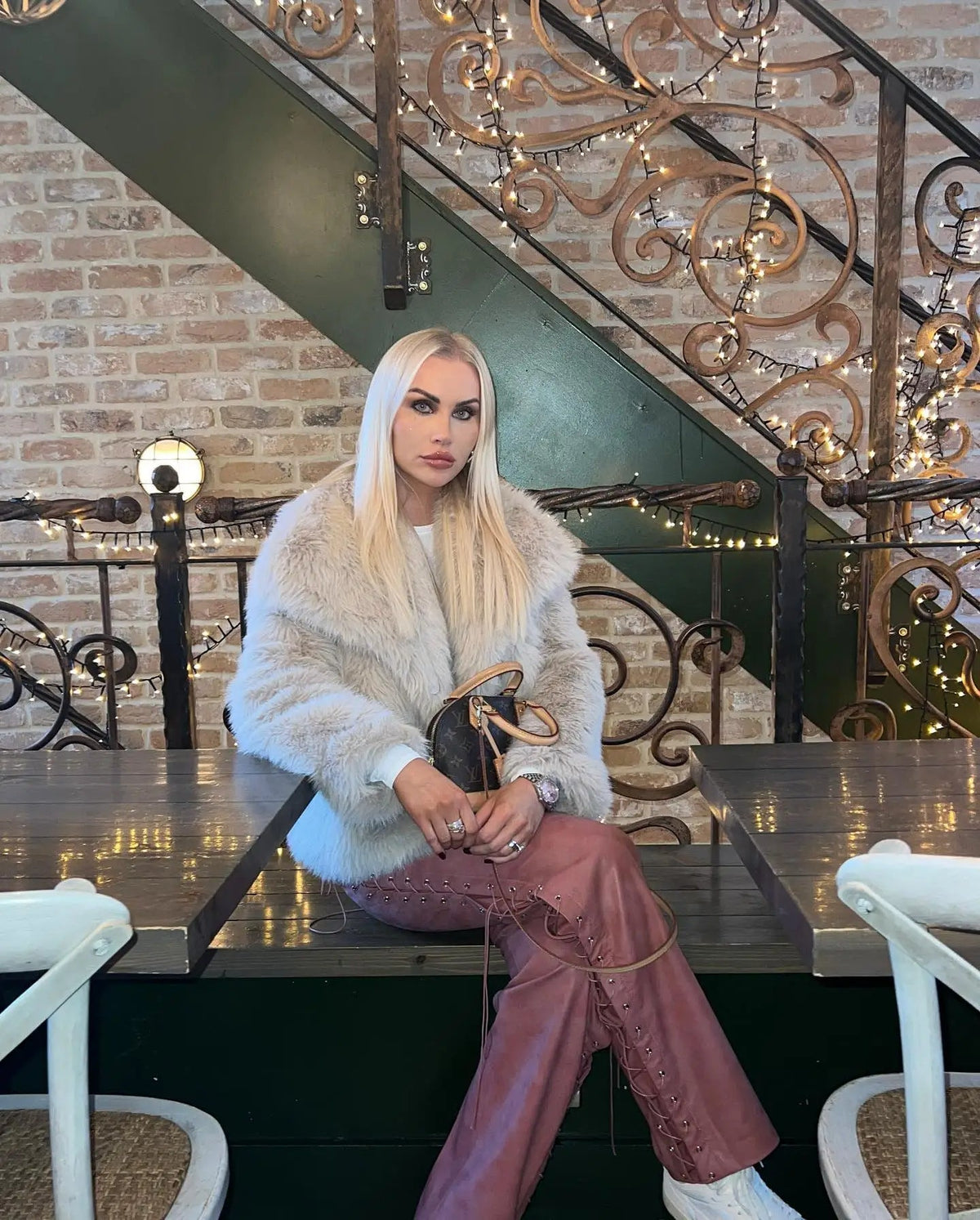 Lowanna - Faux Fur Coat Olivia The Label