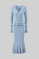 Lara - V-Neck Knitted Set Olivia The Label