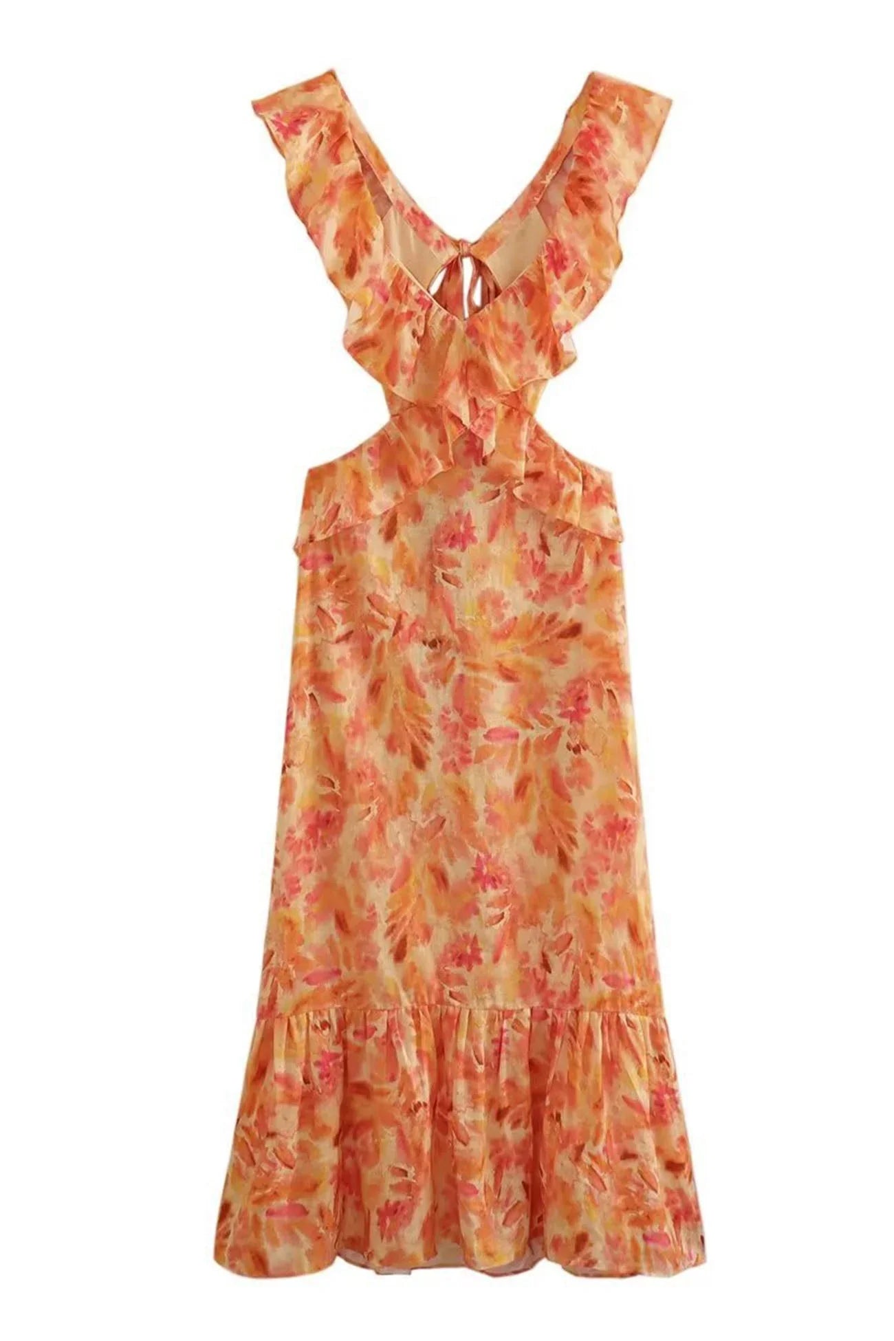 Tiarna - Ruffles Maxi Dress Olivia The Label