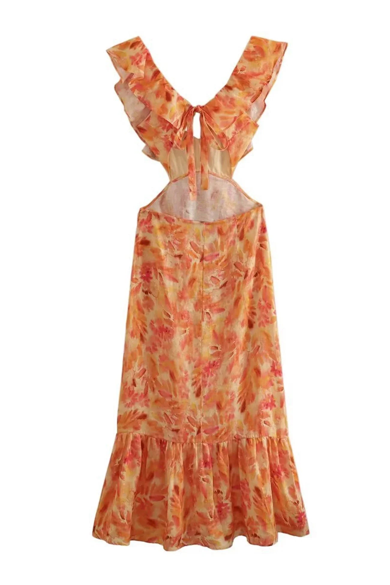 Tiarna - Ruffles Maxi Dress Olivia The Label